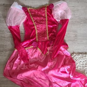 Sexy Sleeping Beauty high-low costume dress